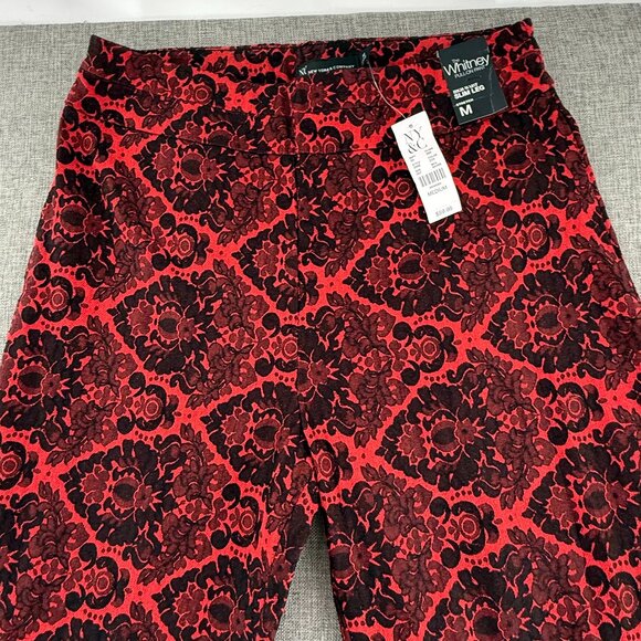 NEW! New York & Company Pull On pants Medium The Whitney High-Waist Slim Leg - Picture 2 of 14